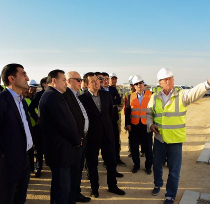 До конца 2016 года завершится строительство объектов первого пускового комплекса порта Курык