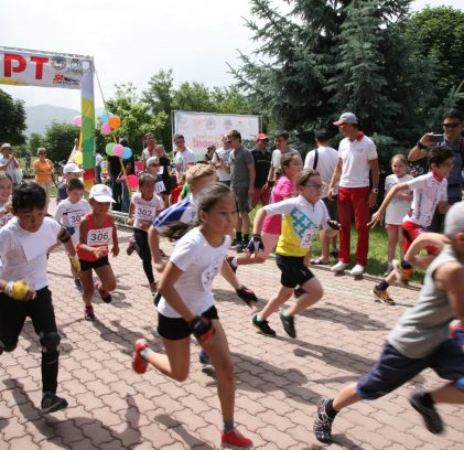 Conduct of the second children's championship on duatlon