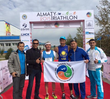 September 27 Almaty triathlon 2015 was held
